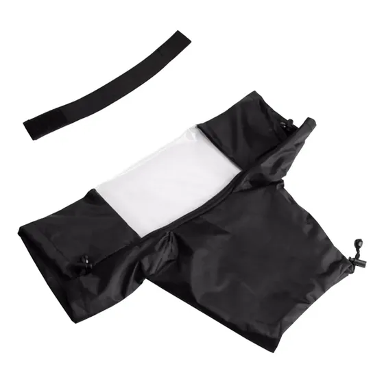 Funda Protectora Impermeable Para Cámara, Lluvia, Negra Negro