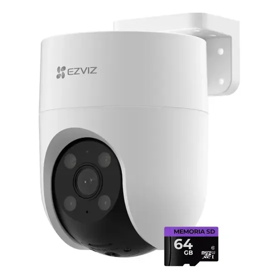 Ezviz H8c 360 1080p Exterior Wifi + Memoria 64gb Blanco