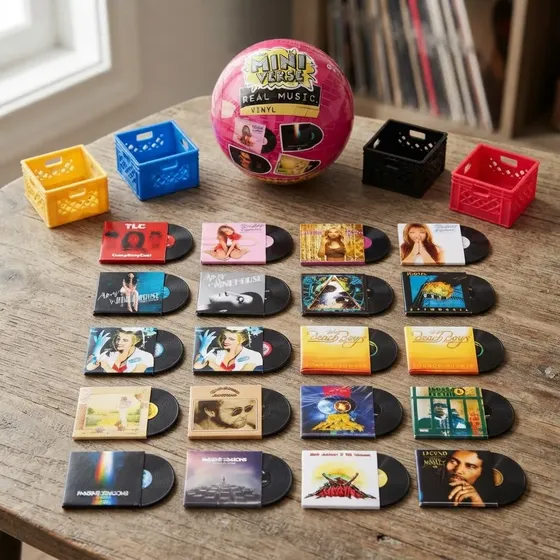 Pelota De Vinilo Mini Para Discos De Música, Juguetes