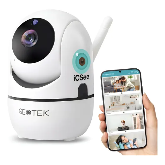 Camara Seguridad 360 2 Mp Wifi V/nocturna Full Hd Motorizada