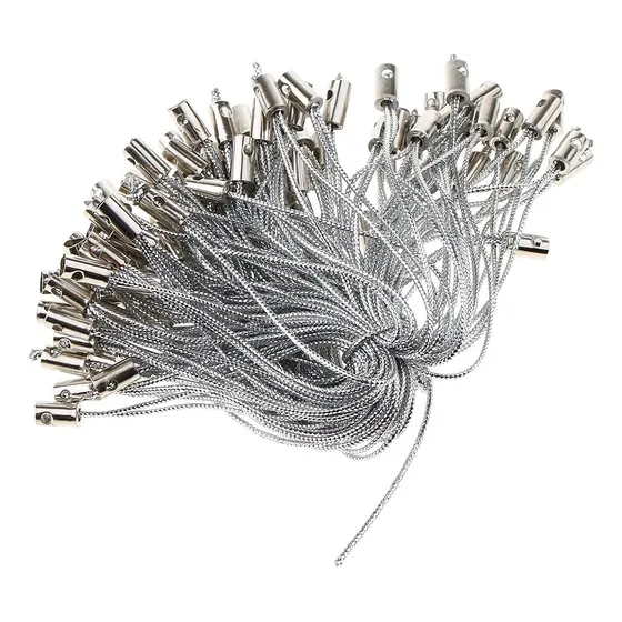 100 Pcs Cordones De Telefono Cuerdas Correas De Plata Plata