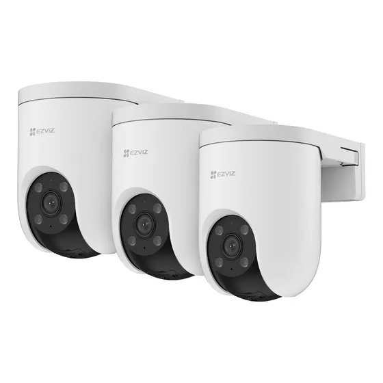 X3 Cámaras Wifi Ezviz H8c Pro 3k 5mp Color 360° Motorizada