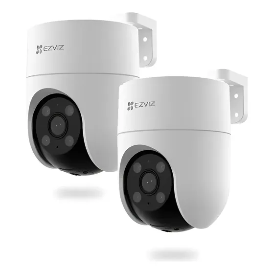 Camara De Seguridad Wifi Domo Fullhd Ezviz H8c 360° - Kit X2