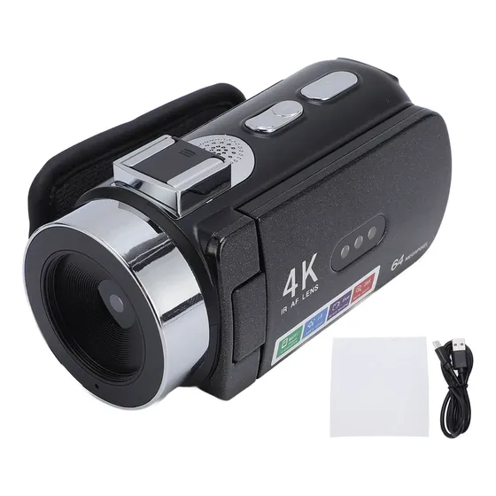 Cámara De Video 4k 64mp Hd Zoom Digital 28x Automática