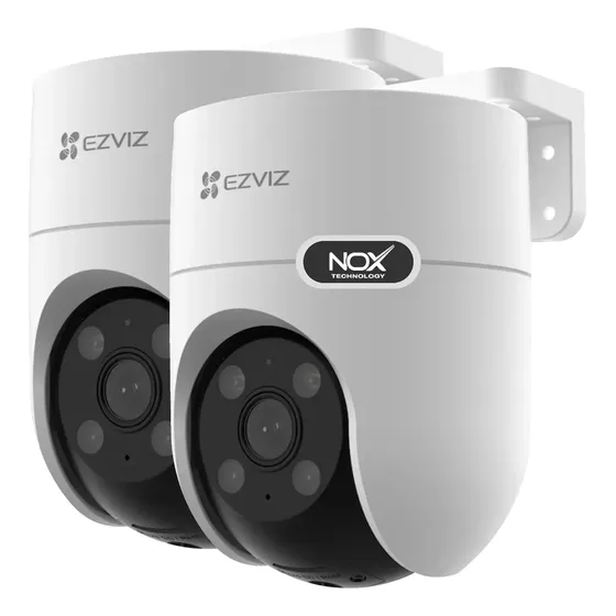 Combo 2 Cámaras Wifi Ezviz H8c 2mp 360° Exterior Visión