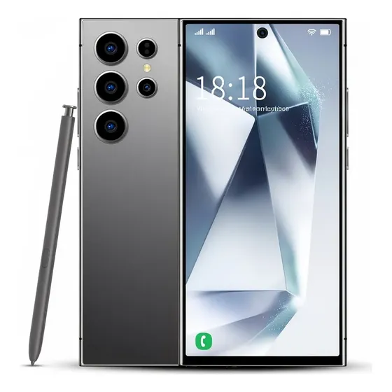 Teléfono Inteligente Android 5g 7.3  Pantalla Grande, 16gb Ram 1tb Rom, Lápiz Óptico Integrado, Gris, Desbloqueado