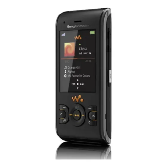 Teléfono Sony Ericsson W595 Music Slider