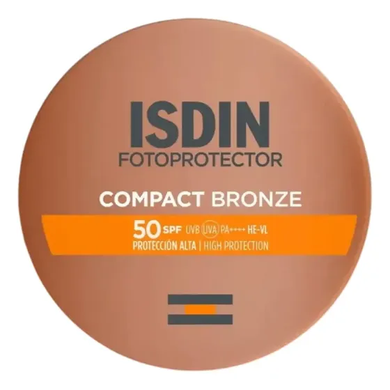 Fotoprotector Compact Bronze Fps 50 10g Isdin