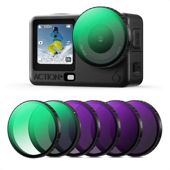 Kit Snap-on 6p Cpl+nd+mist De K&f Concept Para Osmo Action 6