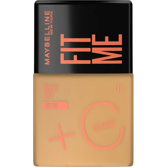 Base de maquillaje líquida Maybelline Fit Me Fresh tint Base De Maquillaje Maybelline Fit Me Fresh Tint Tono07 Fps50 tono 07 - 30mL