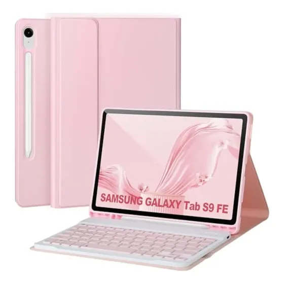 Funda De Teclado Para Samsung Galaxy Tab S9 Fe De