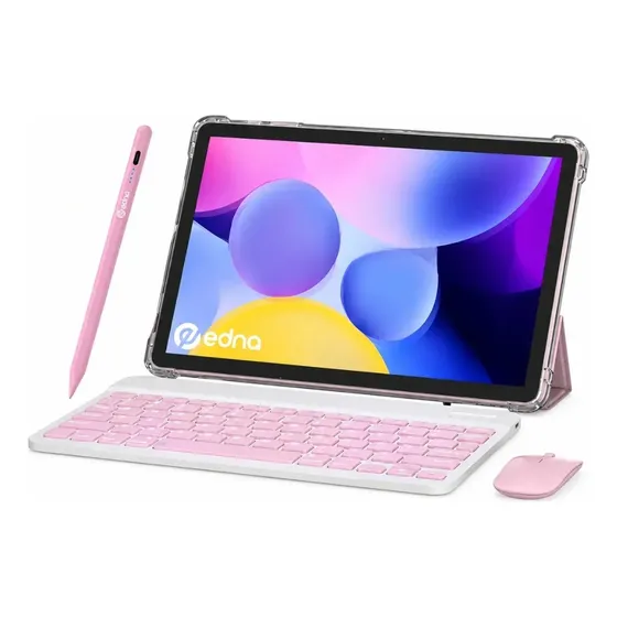 Tablet Edna Studio Max 11 Pulgadas Con Accesorios | 4gb Ram 128gb Almacenamiento Procesador Octa-core Android 16 | Pantalla Ips 1280x800 | Cámara 8mp | Incluye Mouse, Teclado, Funda, Lapiz, Protector