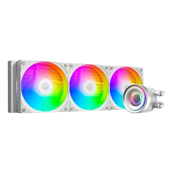 Refrigeración Líquida 360mm ID-COOLING FX360 INF ARGB Blanco Para AMD Intel