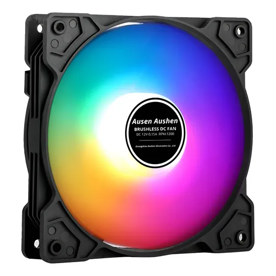Cooler Gabinete Pc Gamer Rgb 120mm Ventilador 1200rpm 4 Pin