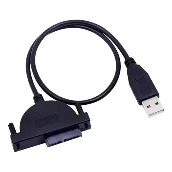 Cable Adaptador Usb 3,0 A Sata Slimline 7 + 6 Pines 50cm