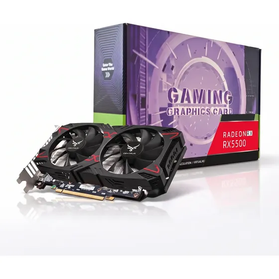 Placa De Video Gamer Amd Radeon Rx5500 8gb Gddr6 128 Bits