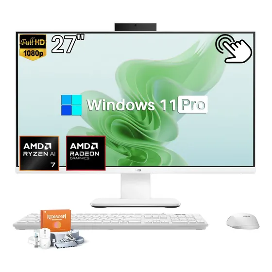 Computadora All In One Asus Vm670 Ryzen Ai 7 350