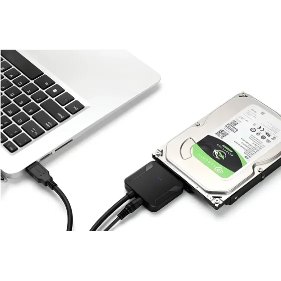 Adaptador Lector Para Disco Hdd 3.5 2.5 Ssd Usb 3.0 Sata
