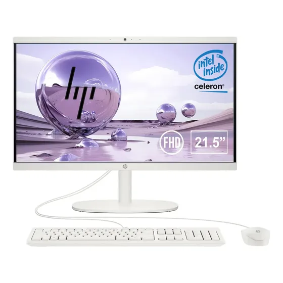 Computadora De Escritorio Hp 22 Fhd Todo En Uno Intel Celero