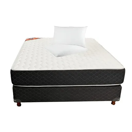 Piero sommier foam dos plazas 190 x 140 más dos almohadas