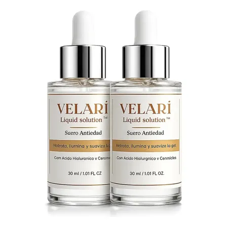 Pack X2 Sérum Rejuvenecedor Velarí Liquid Solution 30ml Todo Tipo De Piel Día/noche