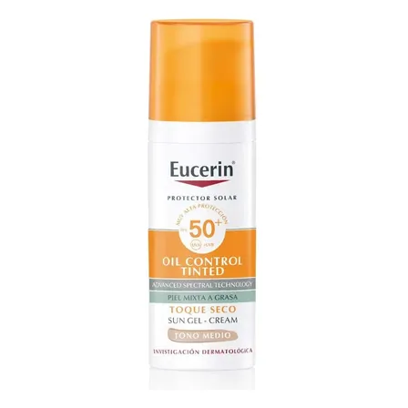 Eucerin Sun Oil Control Protector Solar Facial Tono medio FPS 50 x 50 ml