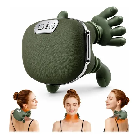 Masajeador Cervical Cuello Con Calor Manos Trafolec Piernas Recargable Espalda Masaje Hombros