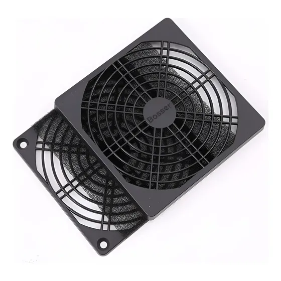 Reja Plastica C/ Filtro Bosser Para Cooler 4 PuLG 120x120mm Negro