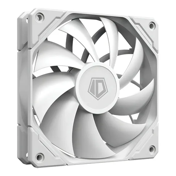 Cooler Fan 120mm Id-Cooling Tf-12025-PRO Blanco | Pwm 4 Pines Alta Presión 1800rpm | 83 CFM ! | Ventilador para Gabinete/Disipador/Radiador