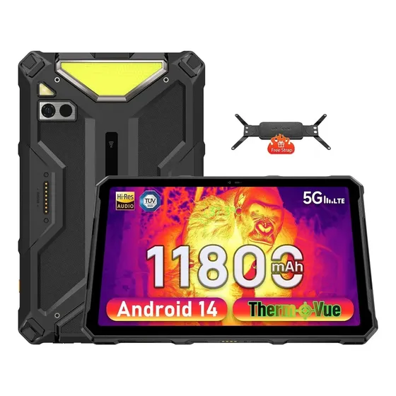 Tablet Ulefone Armor Pad 4 Ultra Thermal 256 GB color negro