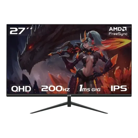 Monitor Gamer Raptor Hawk Eye 27 Frameless Ips Qhd 200hz 1ms