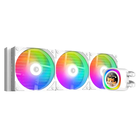Watercooling 360mm Id-Cooling FX360 LCD Blanco ARGB 350W CPU TDP