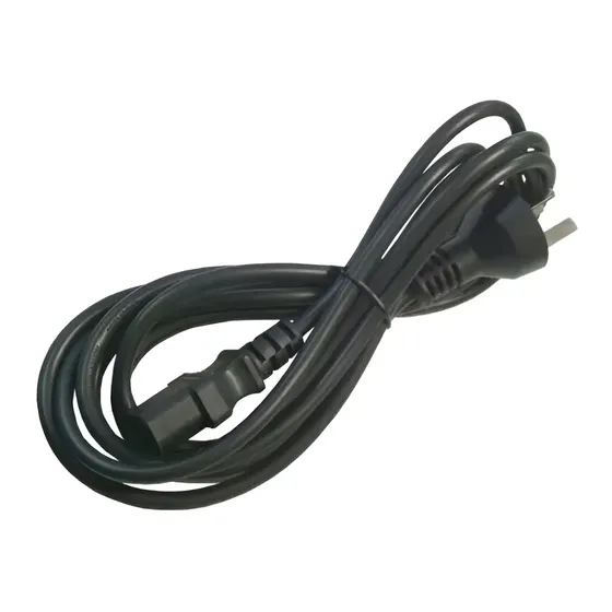 Cable de alimentación para monitor pc Genérica Alta Calidad de 1.2m de largo