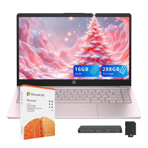 Hp Stream 14 Intel N150 16gb Ram 288gb Ssd Rosa