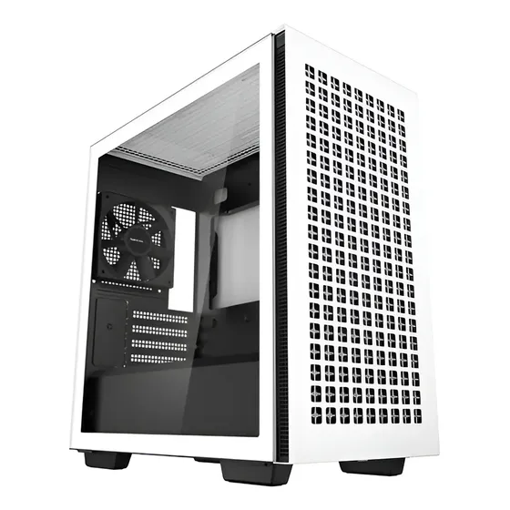 Gabinete Deepcool Ch370 Wh M-atx Vidrio Super Refrigerado! Blanco