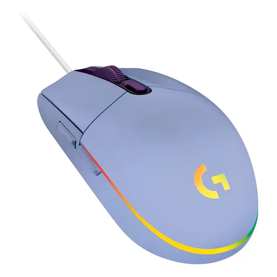 Mouse Gamer Logitech G203 Lightsync de 8000 dpi Lila