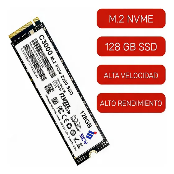 Disco Solido Ssd M.2 Nvme 128gb 2280 Vs Marcas