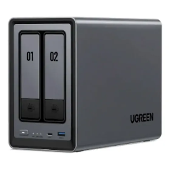 Almacenamiento NAS Ugreen Intel N100 Quad-core Dxp2800 de 2 bahías