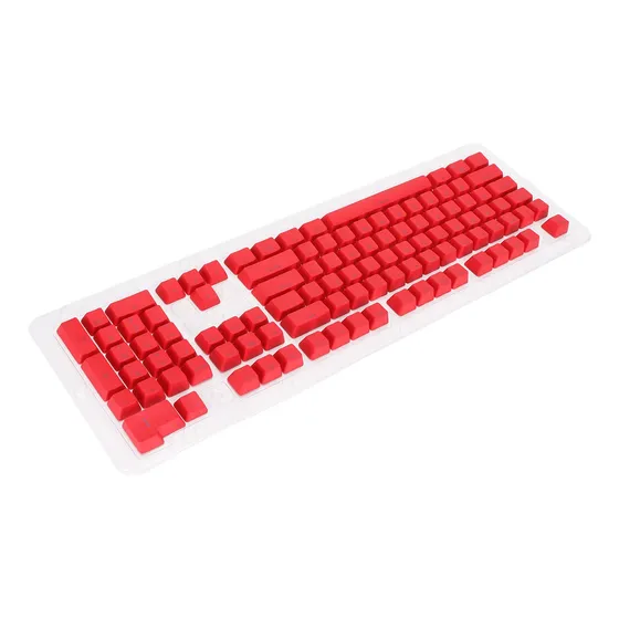 Teclas Personalizadas Rojas Y Rojas Pbt 106 Teclas, 2 Inyecc