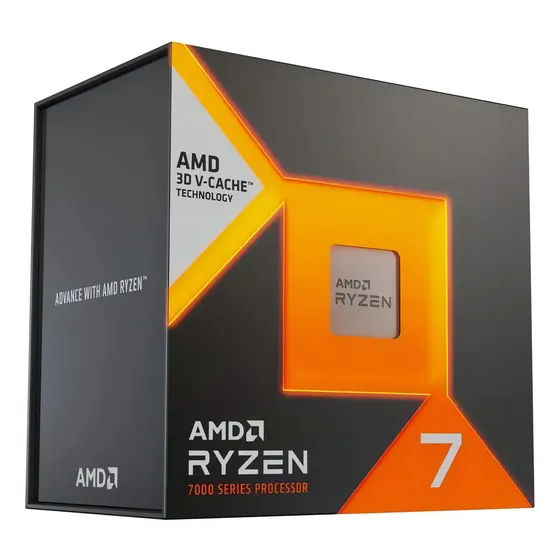 Procesador gamer AMD Ryzen 7 7800X3D 100-100000910WOF de 8 núcleos y 5GHz de frecuencia con gráfica integrada