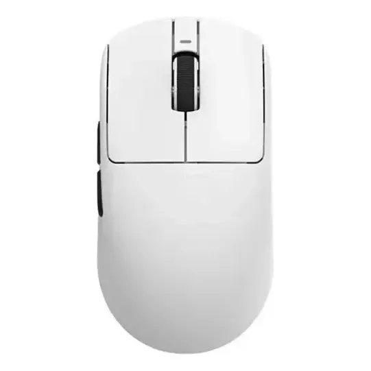 Mouse Inalámbrico Vxe Dragonfly R1 Pro Mic 52840 Paw3395 48g Blanco