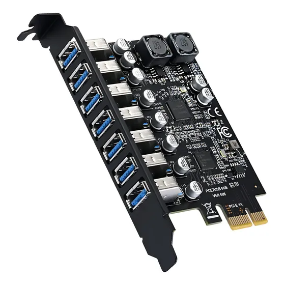 Adaptador Usb 3.2 Pci Express Pci E A 7 Usb3 Gen1 Expan
