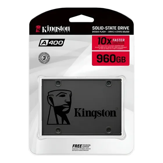 Disco De Estado Solido 960gb Kingston A400 Sata Iii 2.5