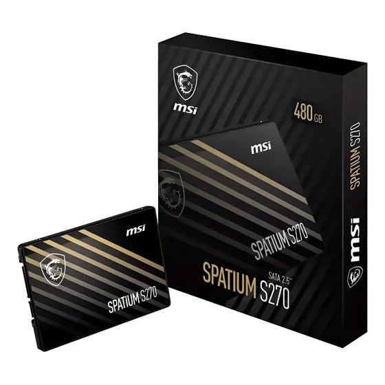 Disco Sólido Ssd 480gb 6gbps Sata Msi Spatium 3d Nand
