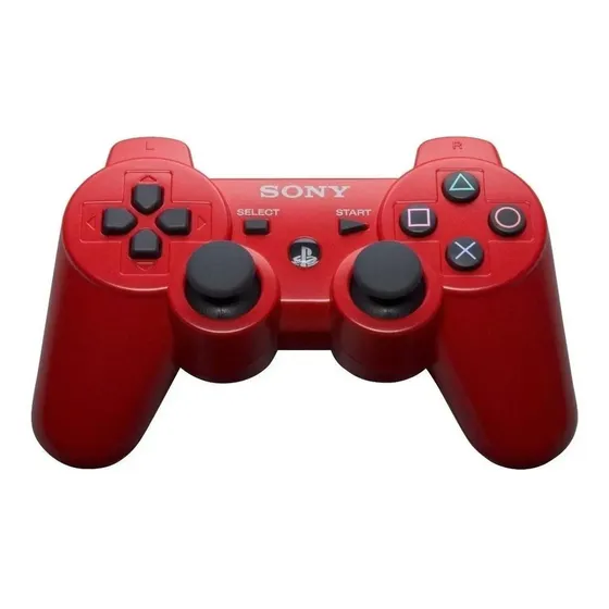 Joystick inalámbrico Sony PlayStation Dualshock 3 play 3 rojo