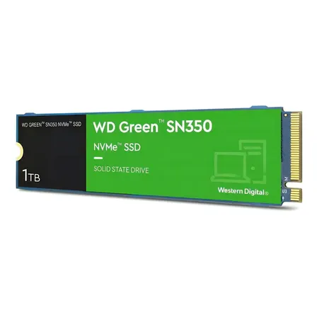 Disco Ssd 1TB Sn350 M.2 Nvme Green Western Digital