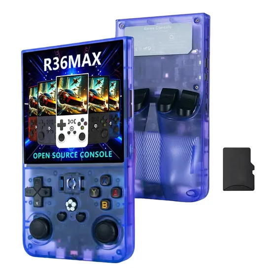Consola De Juegos - Azul Transparente Versión 2 Sin Memoria