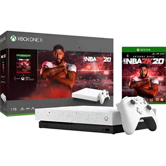 Consola Xbox One X 1tb Nba 2k20 Edición Especial Blanca