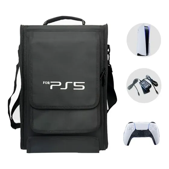 Bolsa De Transporte Para Controlador Ps5, Bandolera, Funda D
