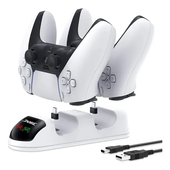 Cargador Rápido Para Mandos Ps5 Estación De Carga